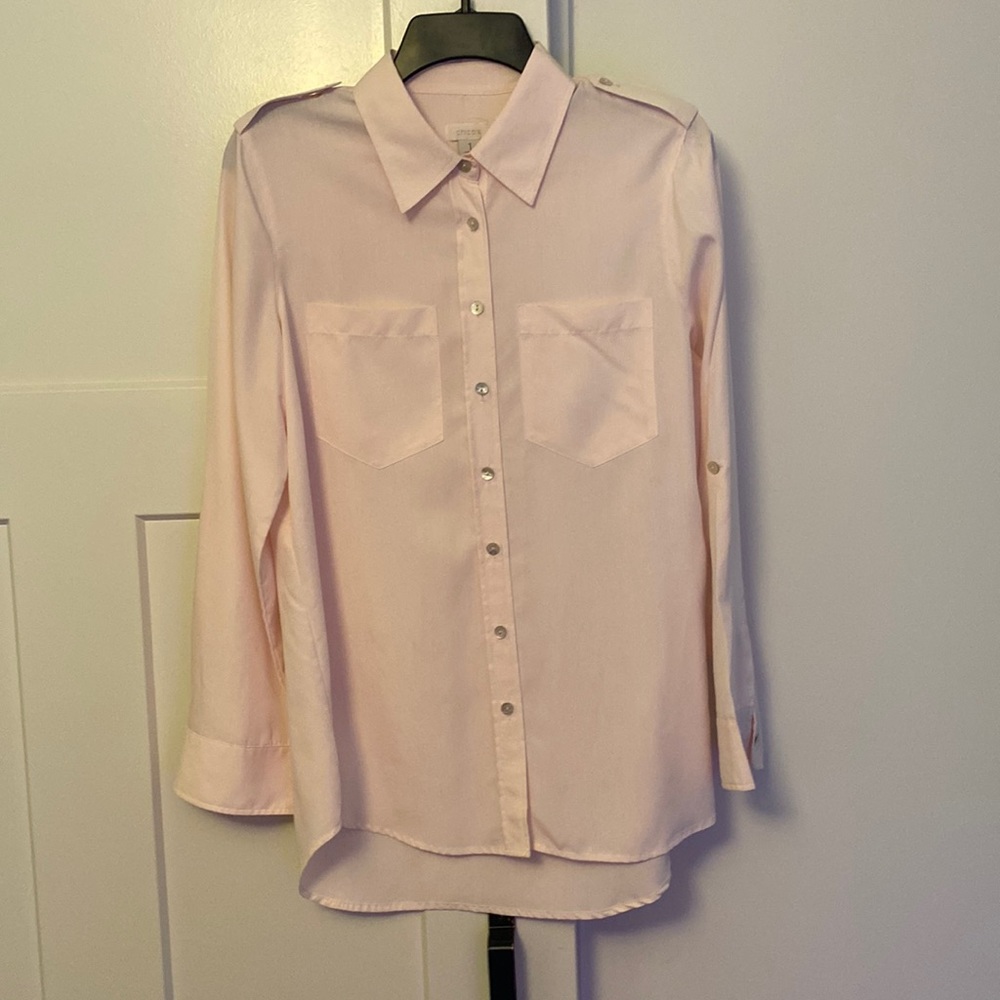 Chico’s Women’s lightweight button down blouse